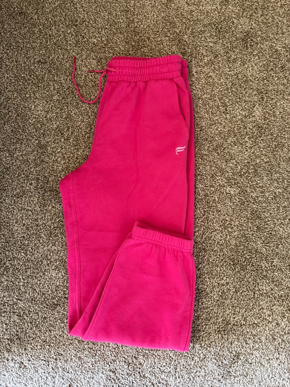 Women’s Hot Pink Fleece Jogger Pants - Fabletics!!
